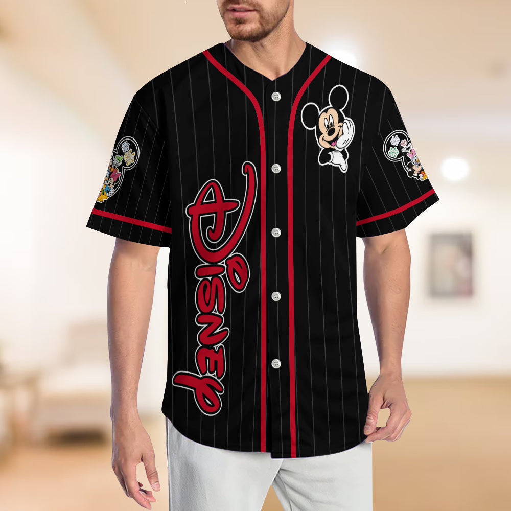 Friends - Personalized Mouse Baseball Jersey