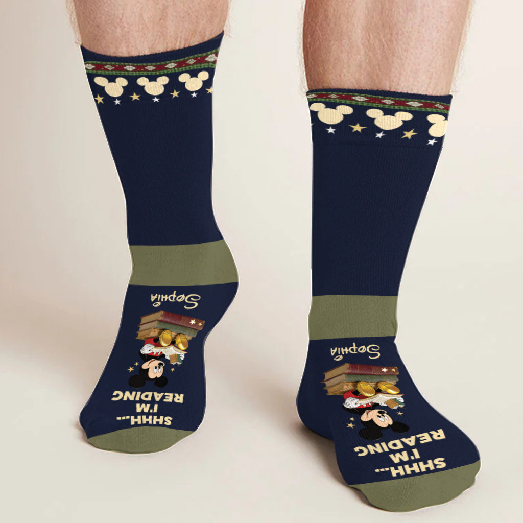 I'm Reading - Personalized Mouse Socks