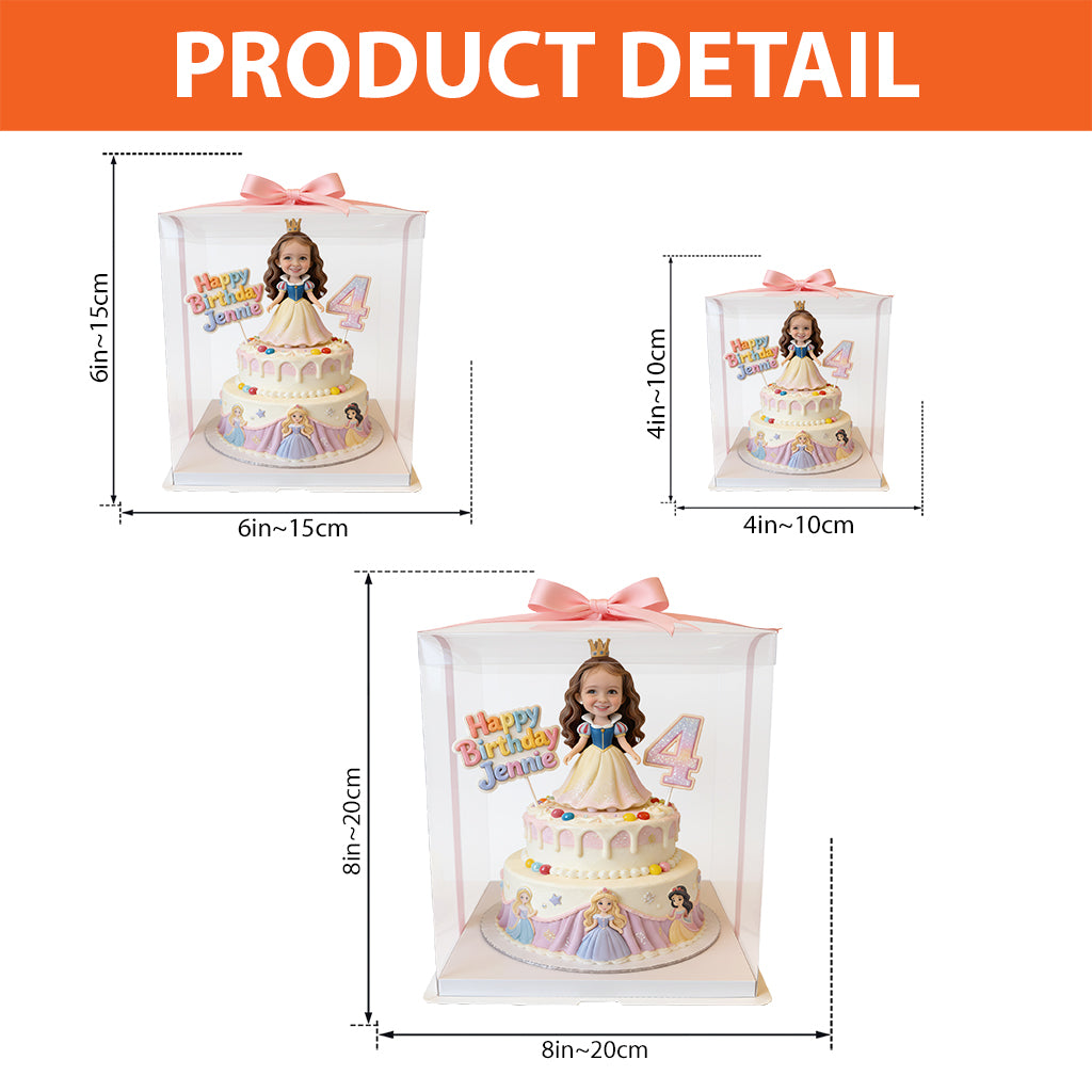 Happy Birthday Gift - Personalized Beautiful Princess Custom Shaped Acrylic Plaque