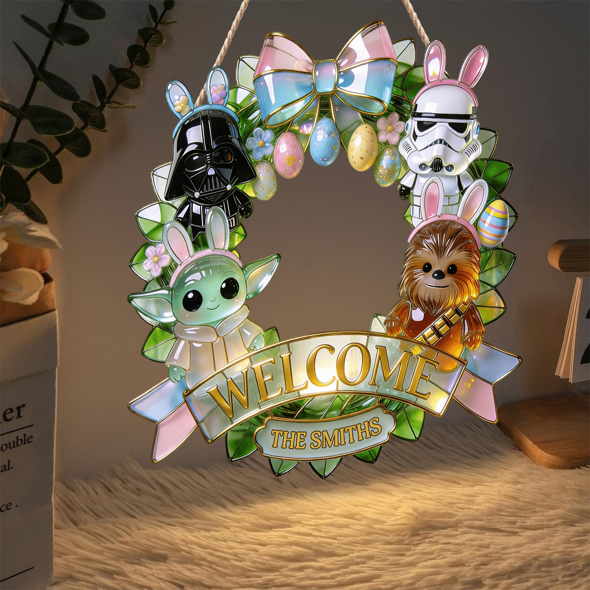 Easter's Day Gift - Personalized The Force LED Light Acrylic Sign