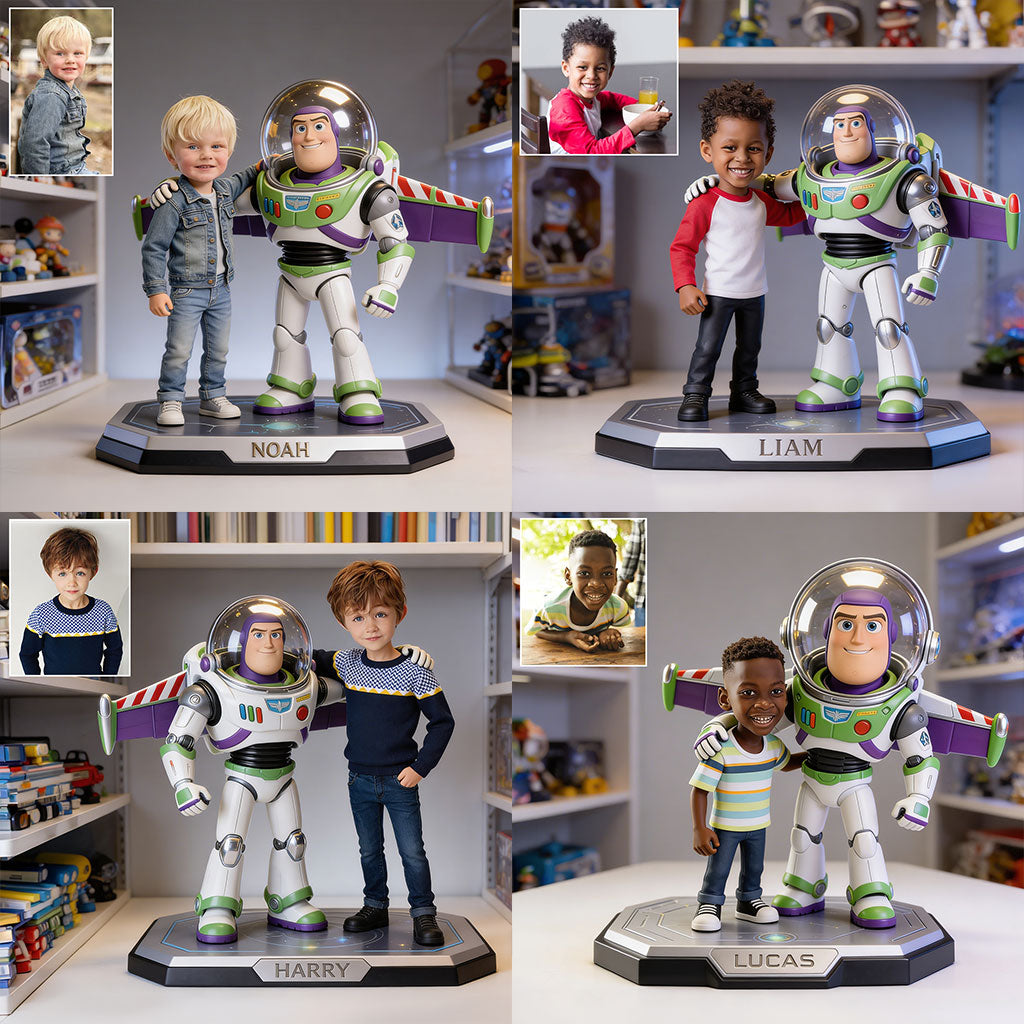 Buzz's Friend - Personalized Movie For Kids Custom Shaped Acrylic Plaque