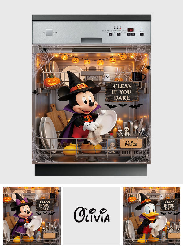Clean If You Dare - Personalized Mouse Dishwasher Cover