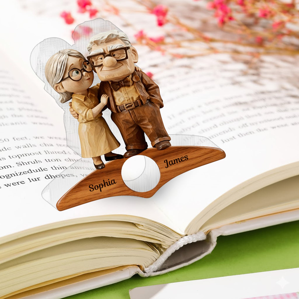 You Are My Greatest Adventure - Personalized Mouse Book Page Holder