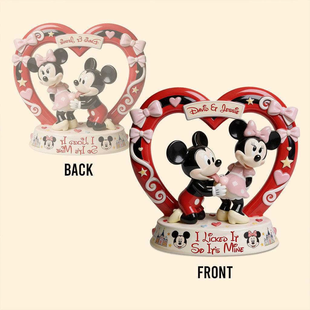 I Licked It So It's Mine - Personalized Mouse Custom Shaped Acrylic Plaque