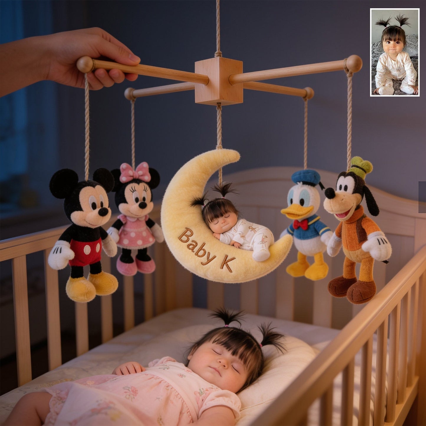 Magical Dreams - Personalized Mouse Crib Mobile