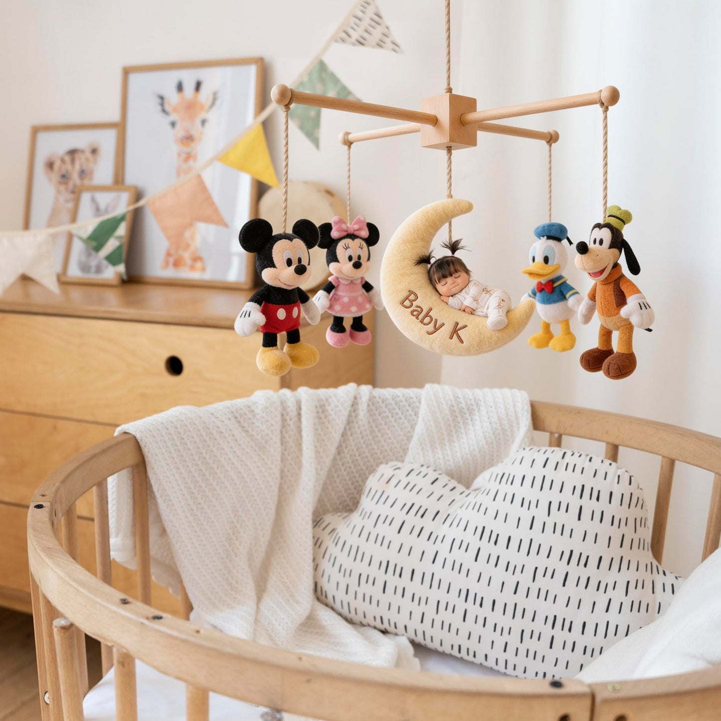 Magical Dreams - Personalized Mouse Crib Mobile