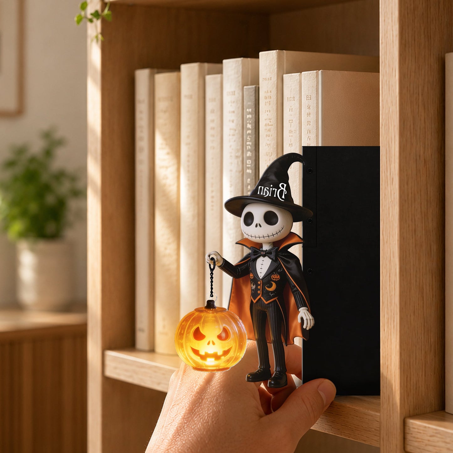 Spooky Night - Personalized Nightmare Bookshelf Lamp