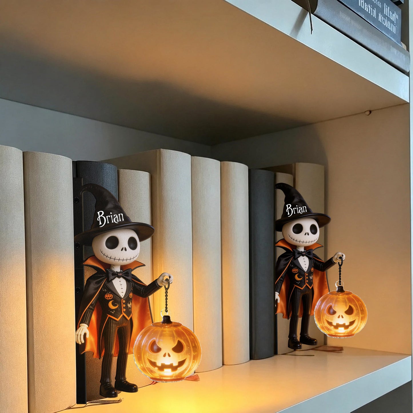 Spooky Night - Personalized Nightmare Bookshelf Lamp