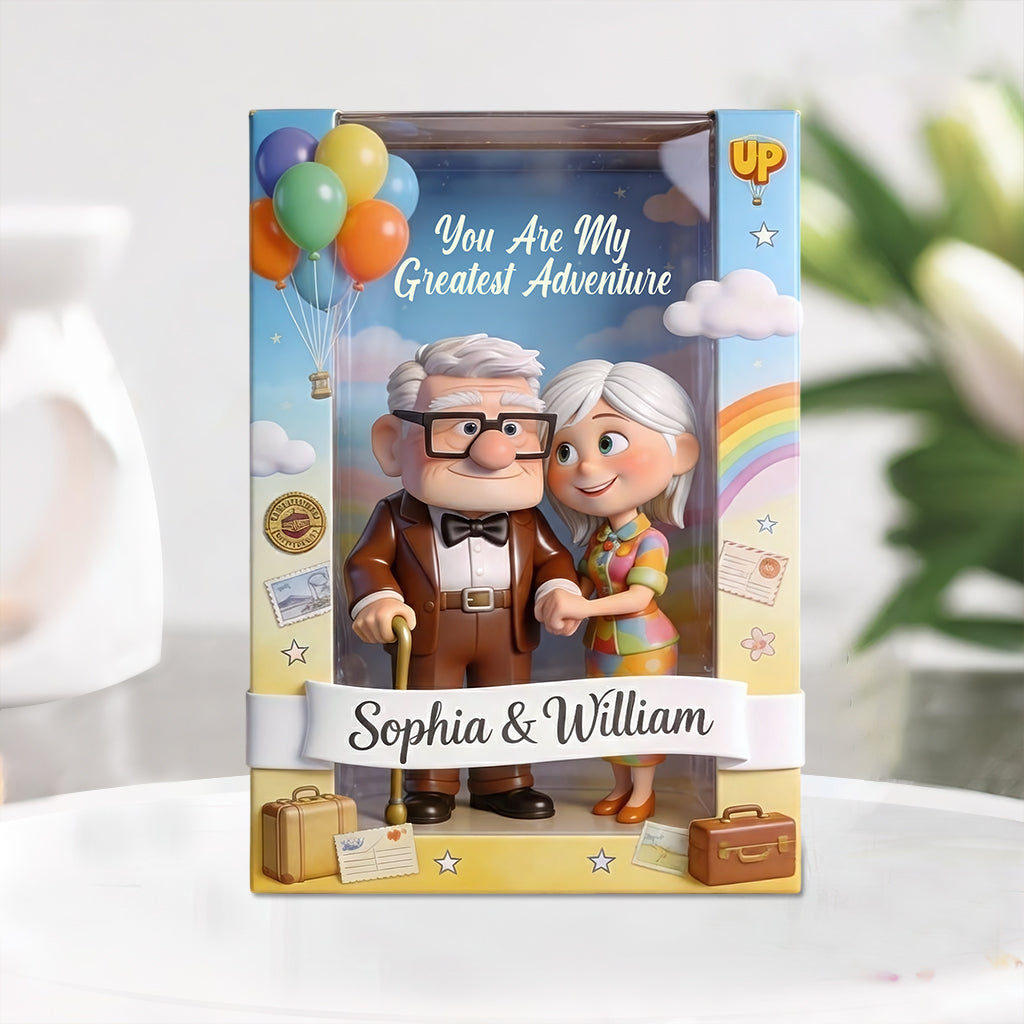 You Are My Greatest Adventure - Personalized Up Movie Couple Custom Shaped Acrylic Plaque