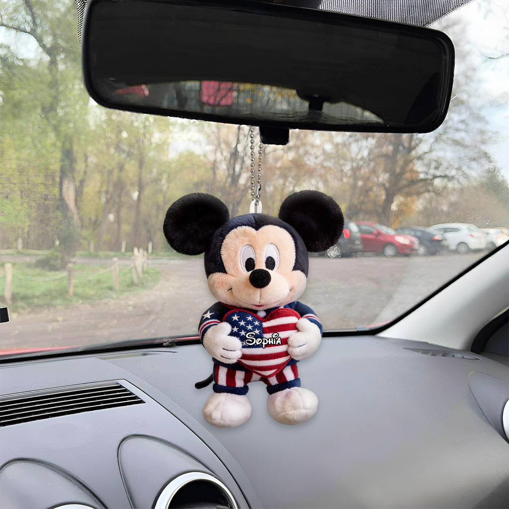Cute Mouse Ears - Personalized Mouse Plush Keychain