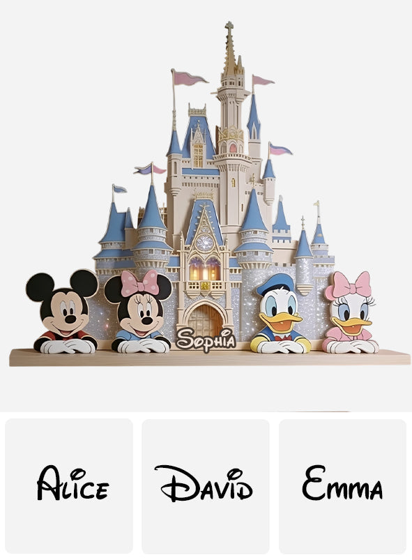 Magic Corner - Personalized Dream Trip Wooden Floating Shelf