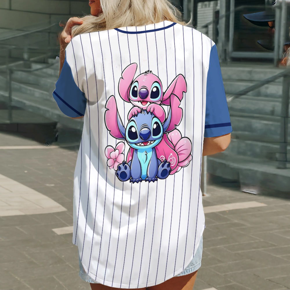 Ohana Means Family - Personalized Ohana Baseball Jersey