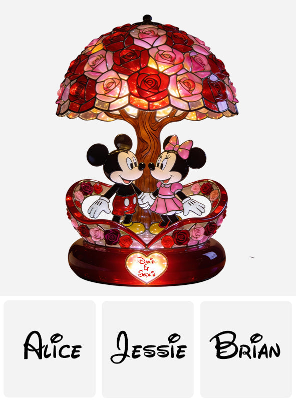 You & Me We Got This - Personalized Mouse Acrylic LED Night Light