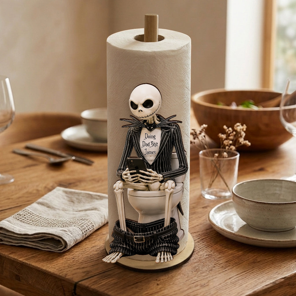 Doing Dad Sh*t - Personalized Nightmare Paper Towel Stand