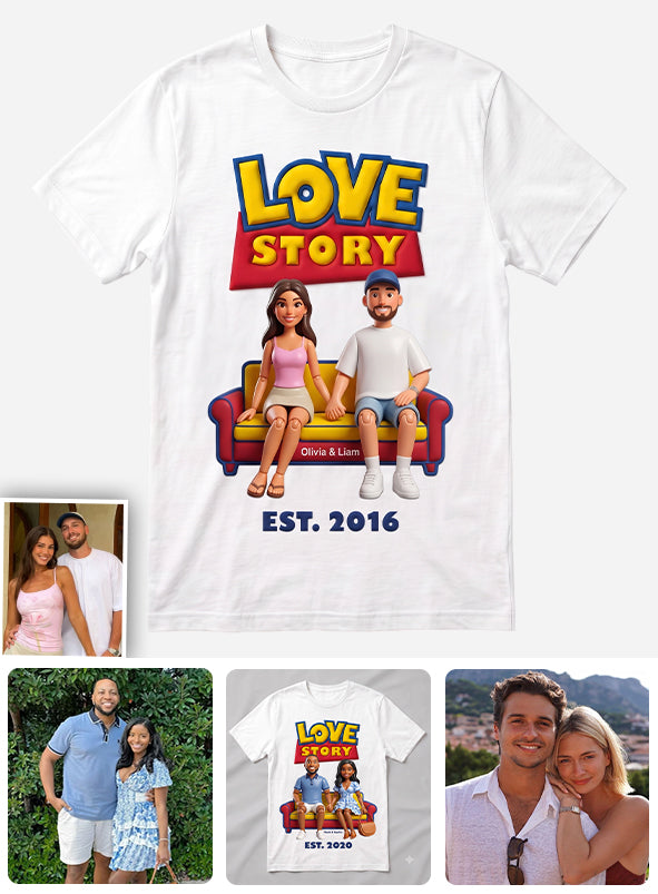 Our Love Story - Personalized Movie For Kids T-shirt And Hoodie