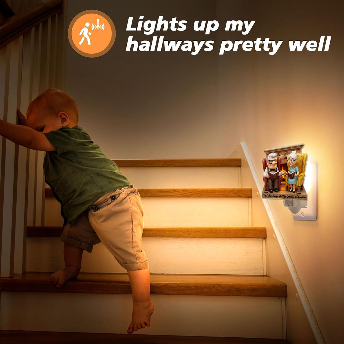 My Greatest Adventure - Personalized Couple Acrylic Plug-In Night Light