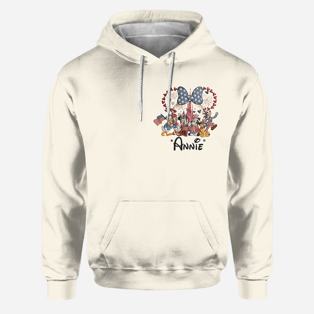 250 Years Of America - Personalized Mouse Hoodie and Leggings