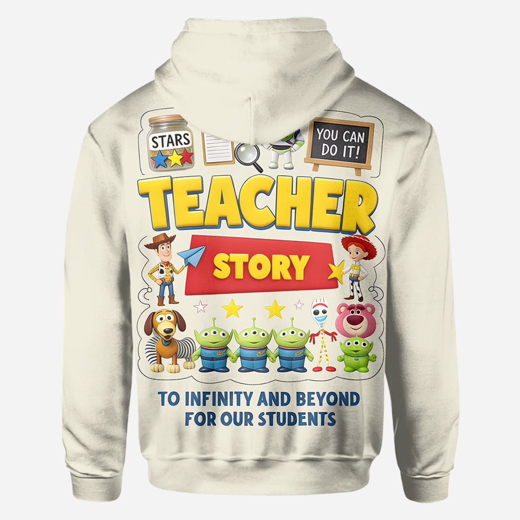 Teacher Story - Personalized Teacher All Over Shirt