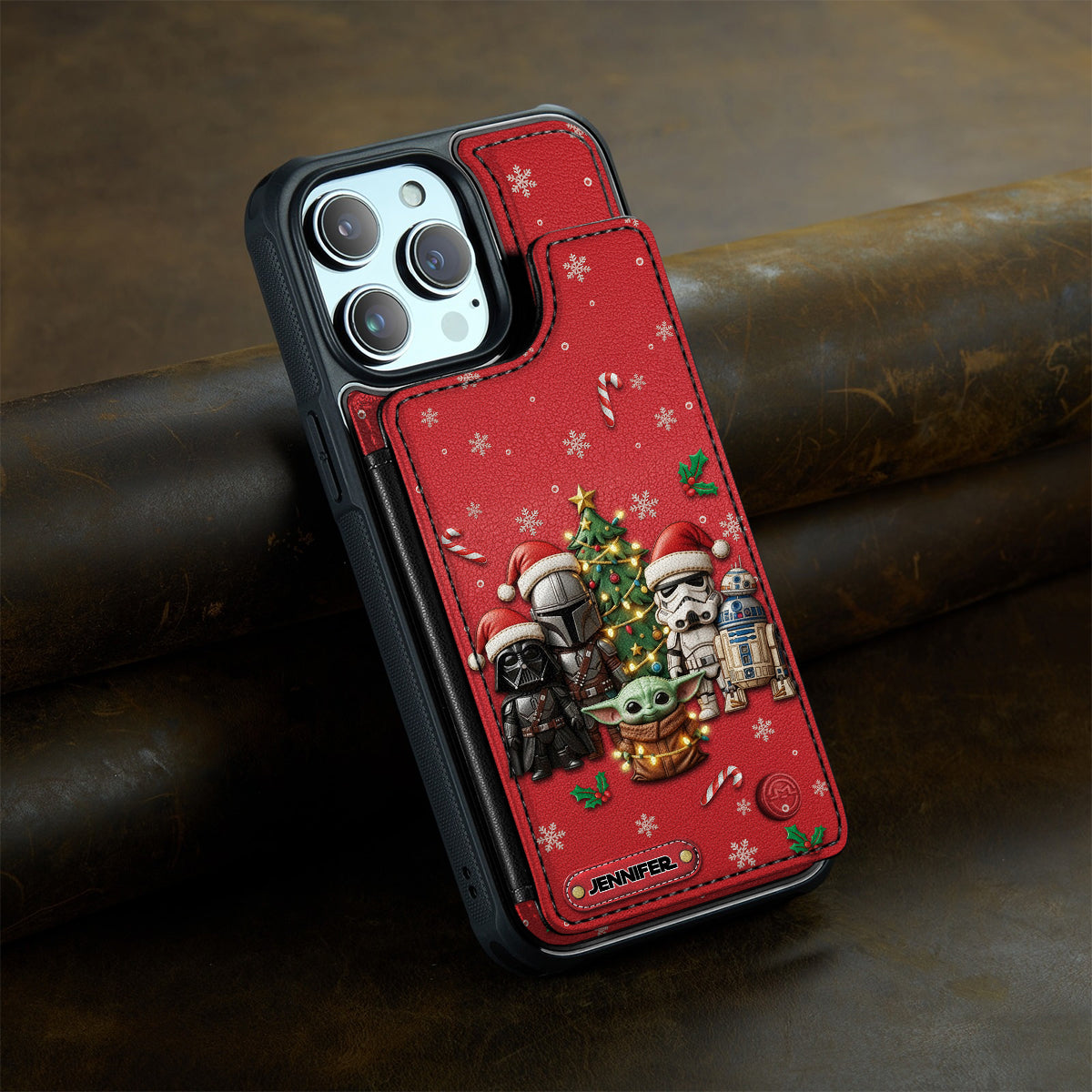 May The Magic Be With You - Personalized The Force Fully Printed Wallet Phone Case