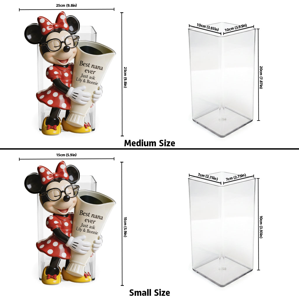 Best Mama Nana Ever - Personalized Mouse Acrylic Pot