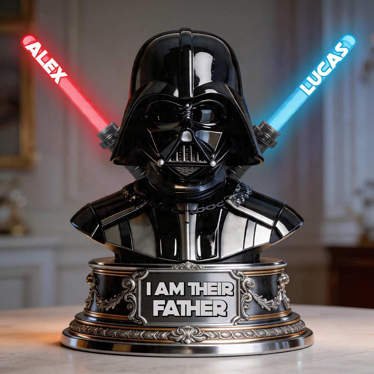 I Am Their Father Mother - Personalized The Force Custom Shaped Acrylic Plaque