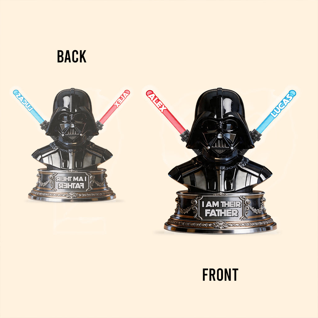 I Am Their Father Mother - Personalized The Force Custom Shaped Acrylic Plaque