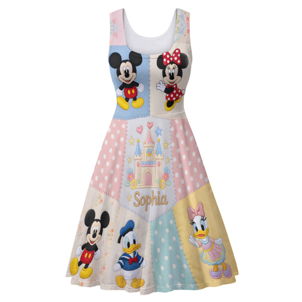 Friends - Personalized Dream Trip Sleeveless Dress