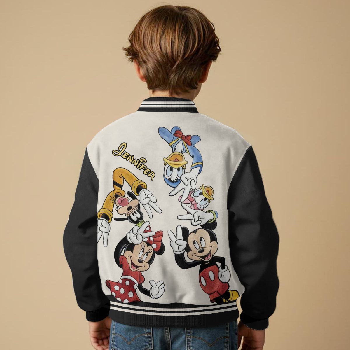 Magical Friends - Personalized Mouse Varsity Jacket