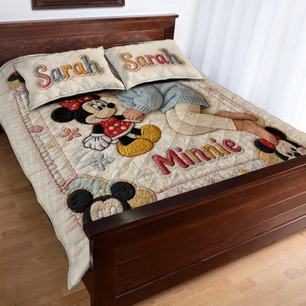 Magic Friends - Personalized Mouse Quilt Set