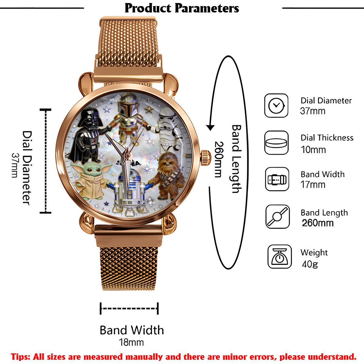 The Galaxy - Personalized The Force Women Hand Watch