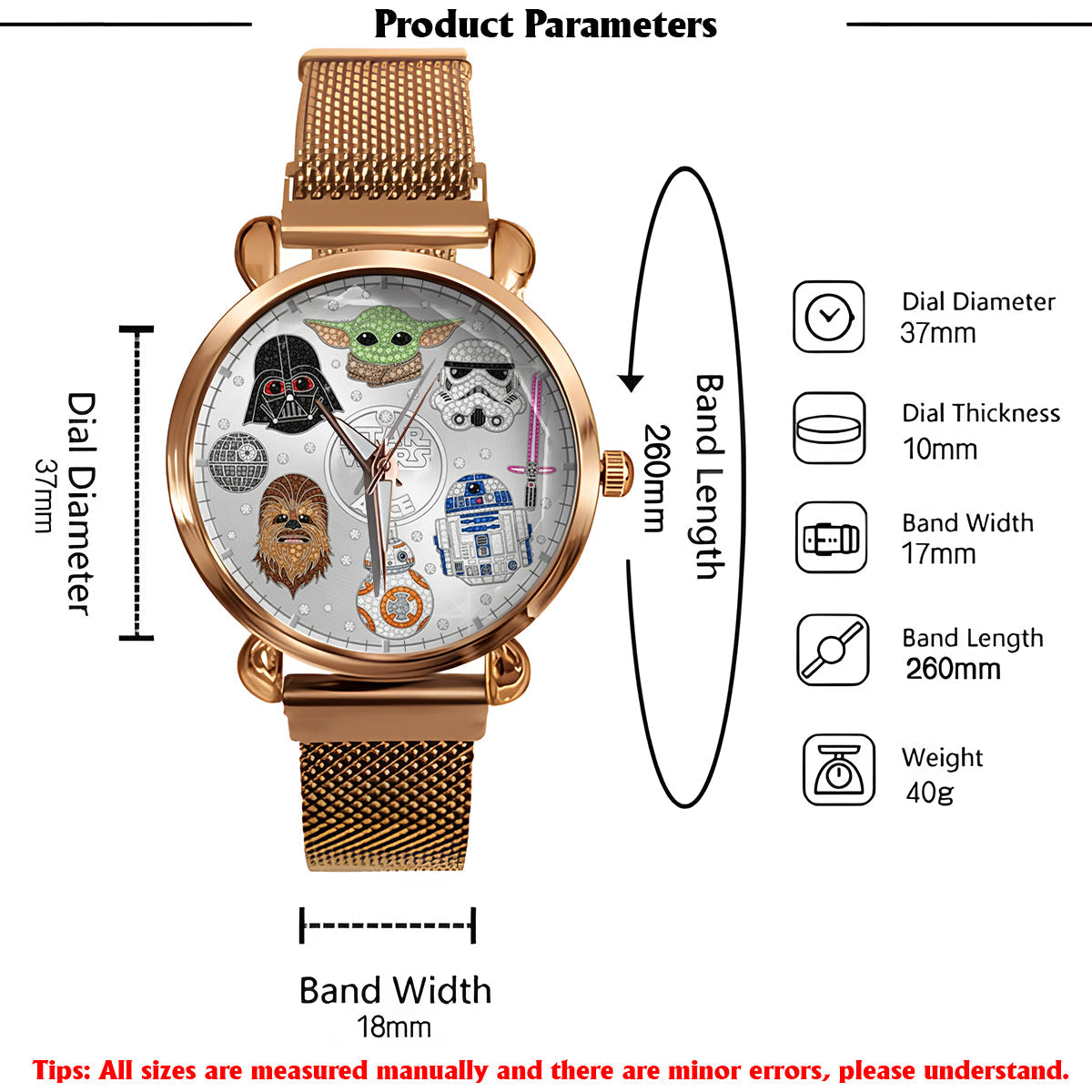 The Force - Personalized The Force Women Hand Watch