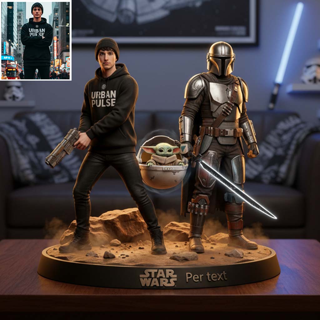 Custom From Any Photo - Personalized The Force Custom Shaped Acrylic Plaque