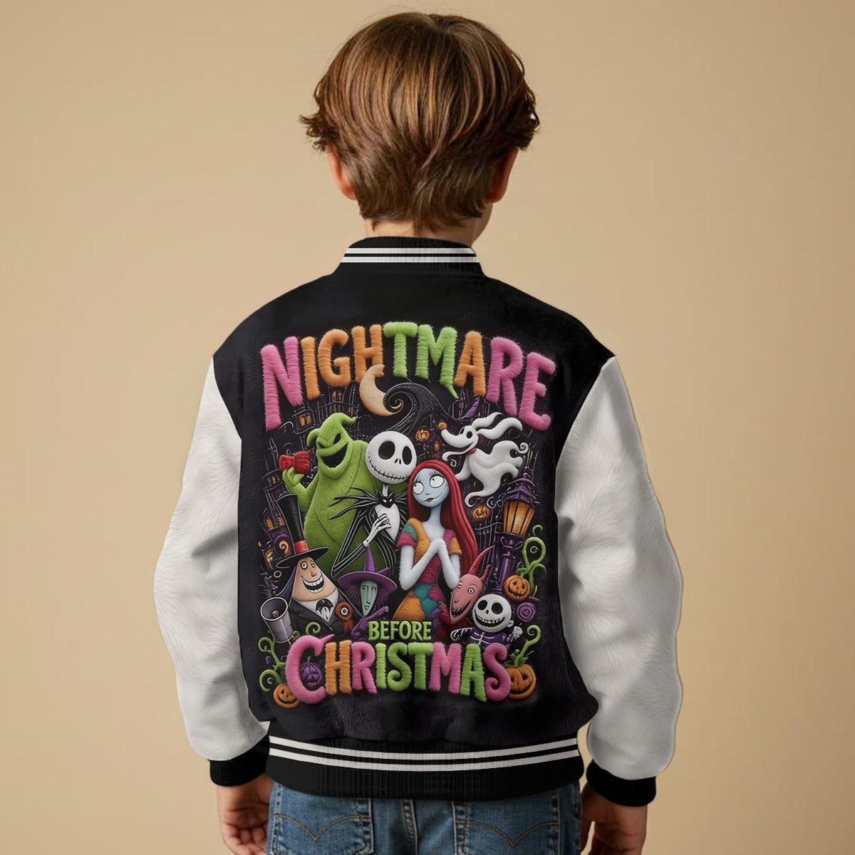 Before Christmas - Personalized Nightmare Varsity Jacket