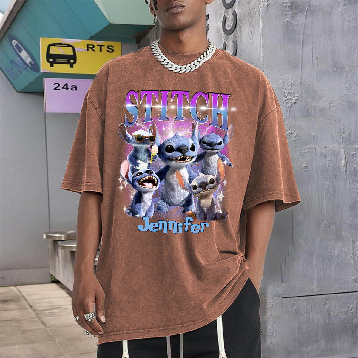 Ohana Means Family - Personalized Ohana Wash T-shirt