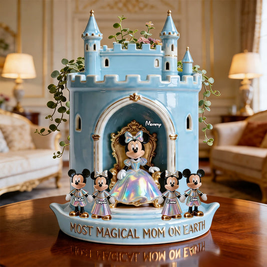 Most Magical Mom - Personalized Mouse Acrylic Pot