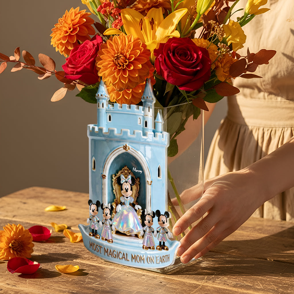 Most Magical Mom - Personalized Mouse Acrylic Pot