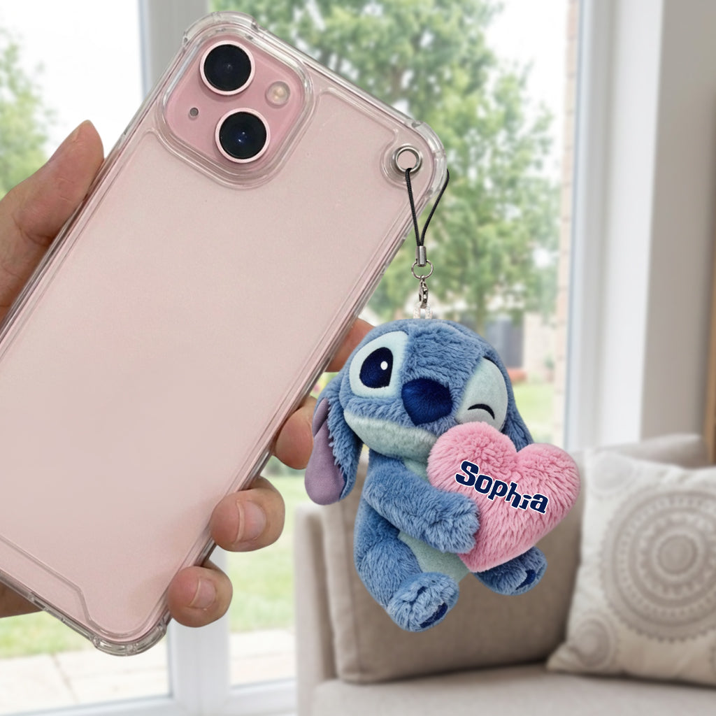 Ohana Means Family - Personalized Ohana Plush Keychain