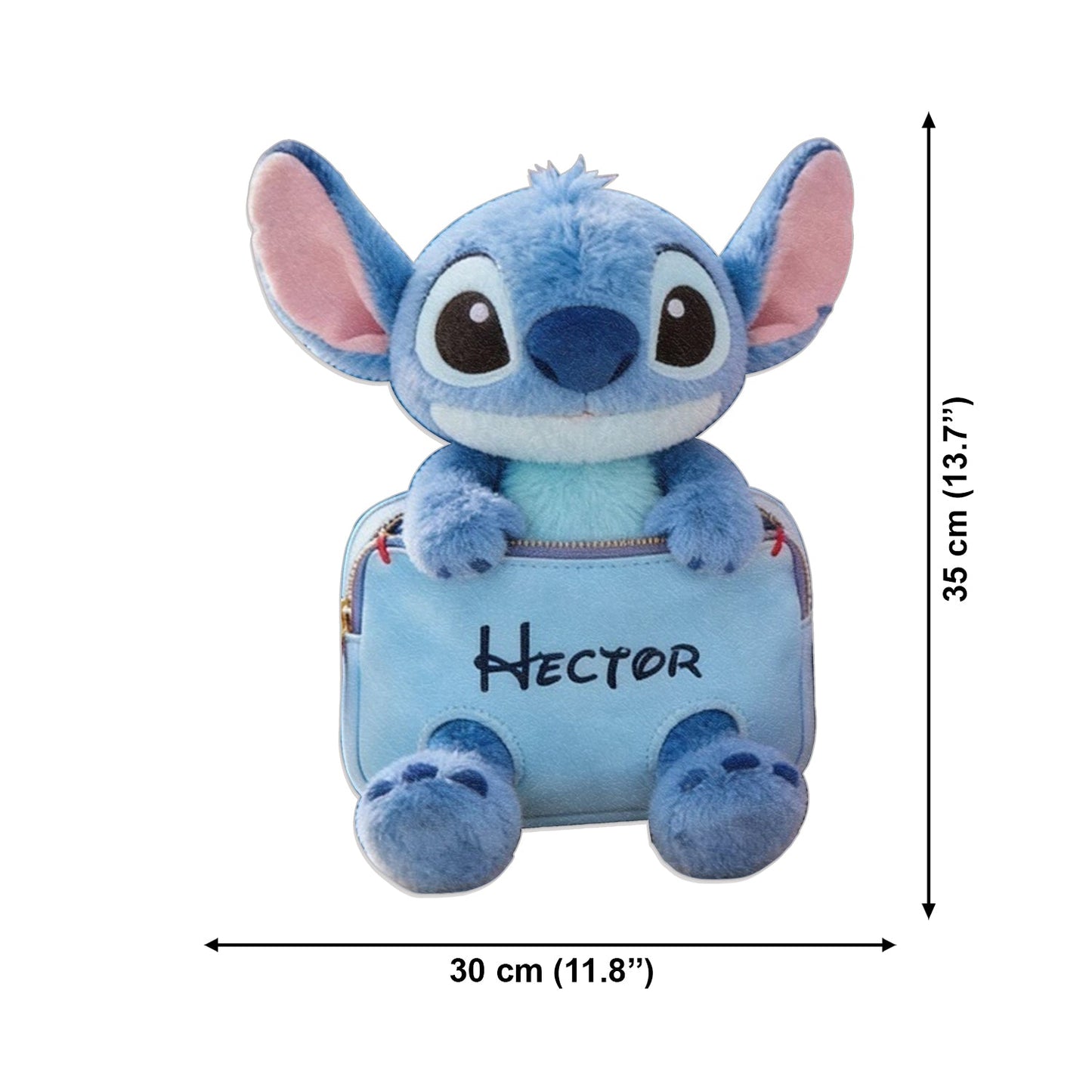 Ohana Means Family - Personalized Ohana Changeable Leather Patch Backpack
