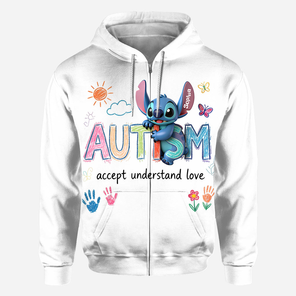 Accept Understand Love - Personalized Autism Awareness All Over Shirt