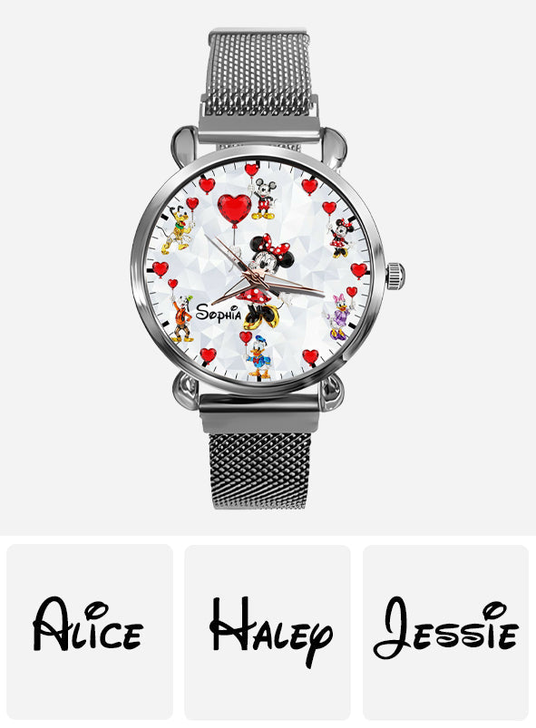 Magical World - Personalized Mouse Women Hand Watch
