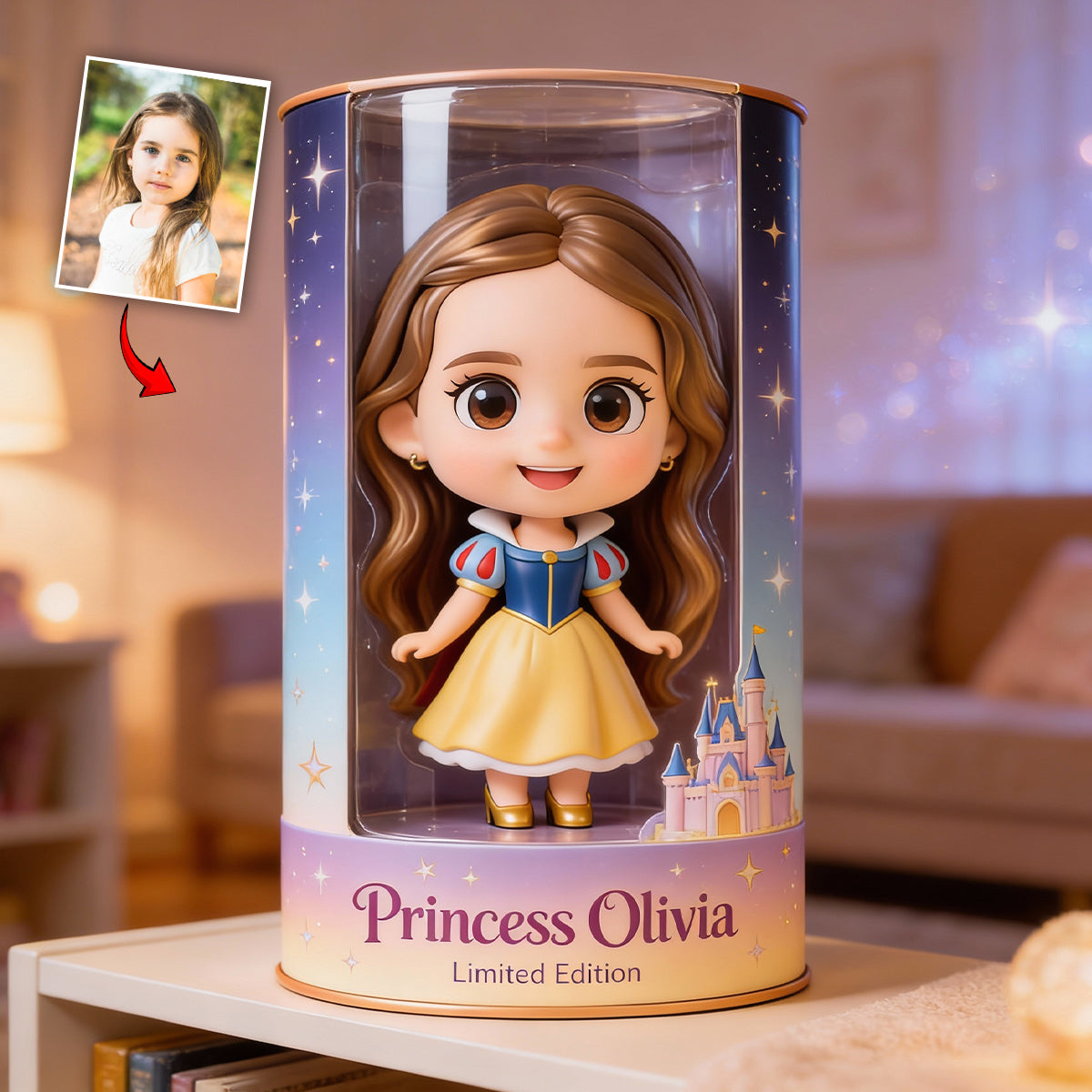 Fairytale Dress-Up - Personalized Mouse Custom Shaped Acrylic Plaque