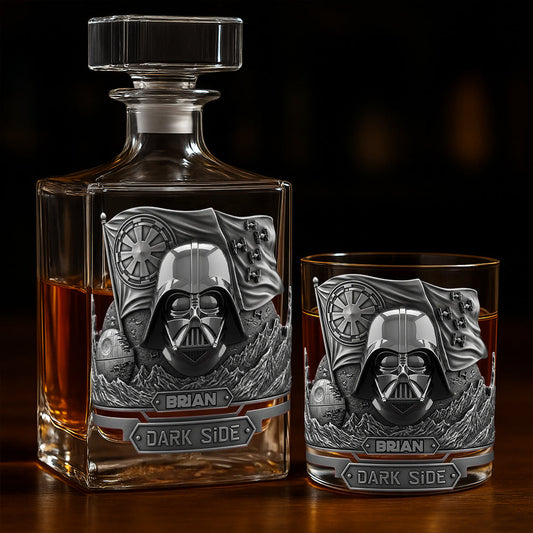 Join The Dark Side - Personalized The Force Whiskey Decanter Set