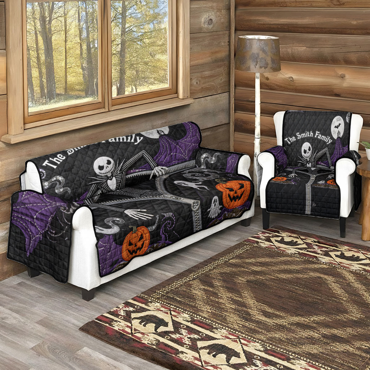 Simply Meant To Be - Personalized Nightmare Quilted Sofa/Couch Cover