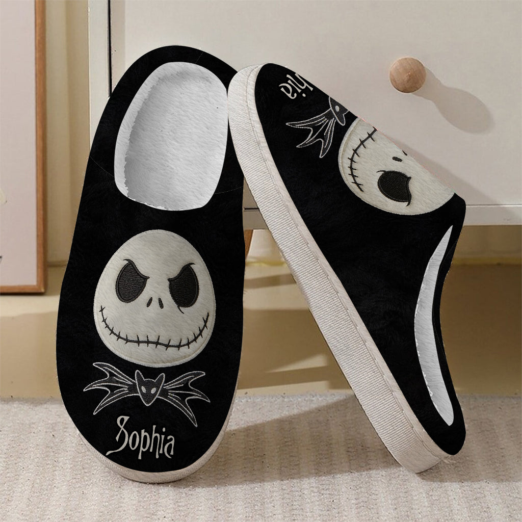 Nightmare - Personalized Nightmare Faux Fur Boot Slippers