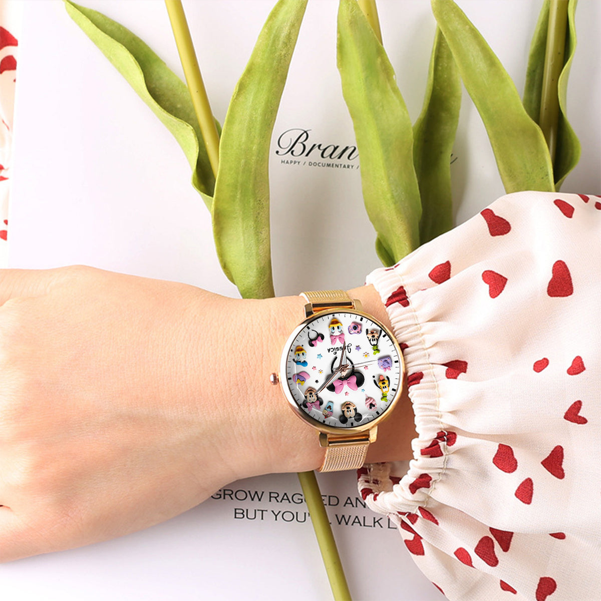 Magical World - Personalized Mouse Women Hand Watch