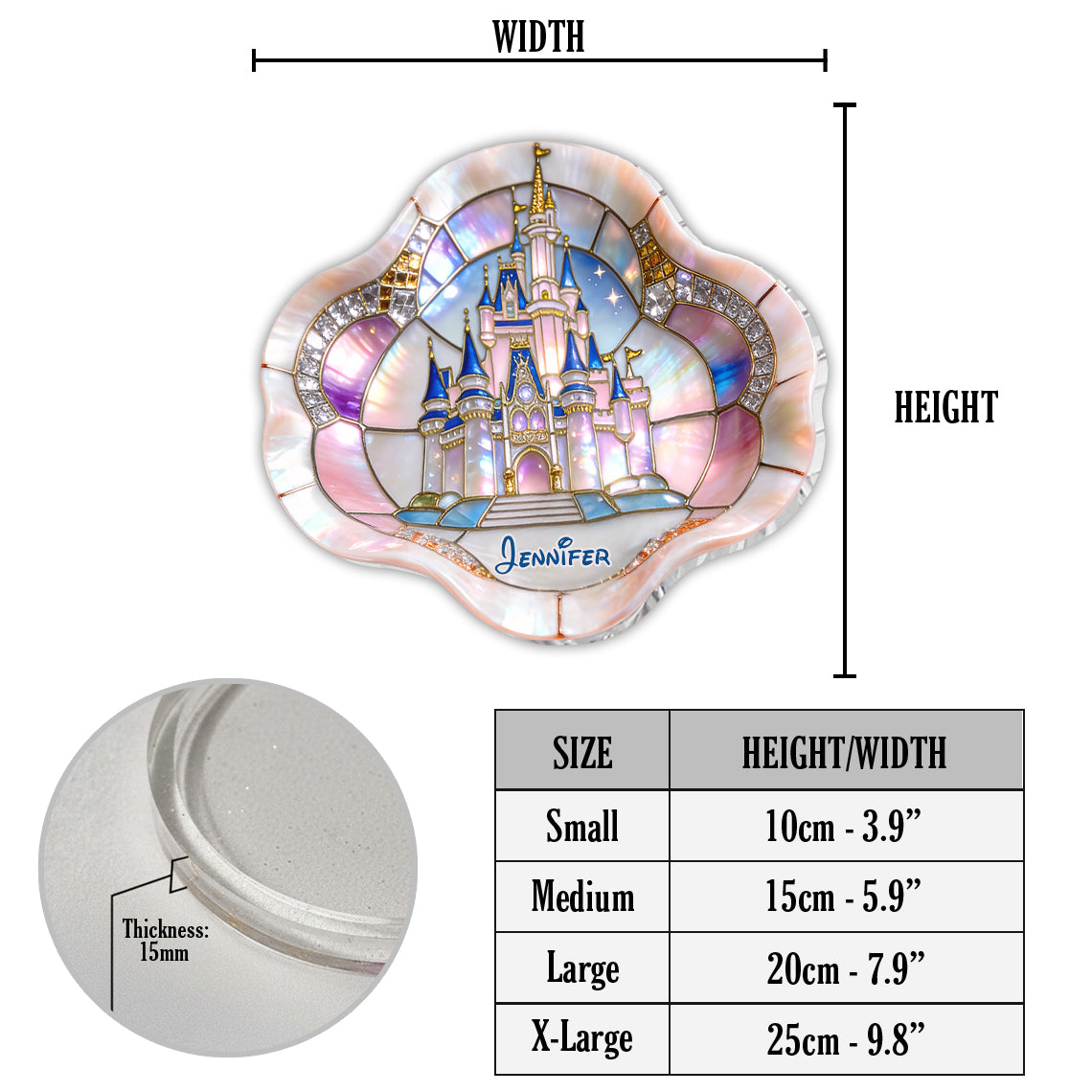 The Magical Castle - Personalized Mouse Catch-All Tray