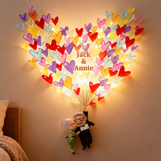 You Are My Greatest Adventure - Personalized Up Movie Couple LED Light Acrylic Sign
