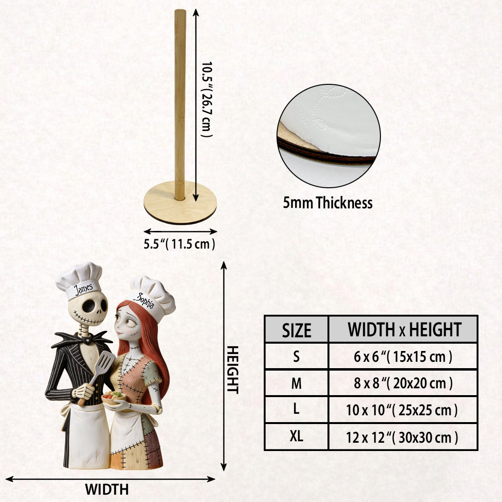 You & Me Perfect Couple Gift - Personalized Nightmare Paper Towel Stand