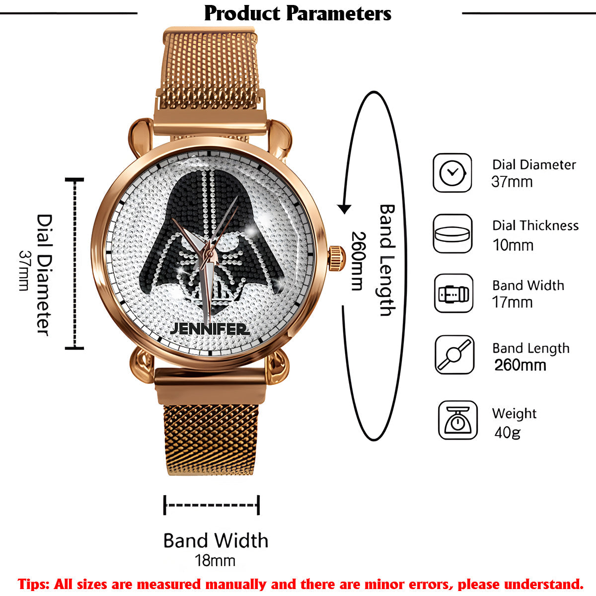 Galactic Soldier - Personalized The Force Women Hand Watch