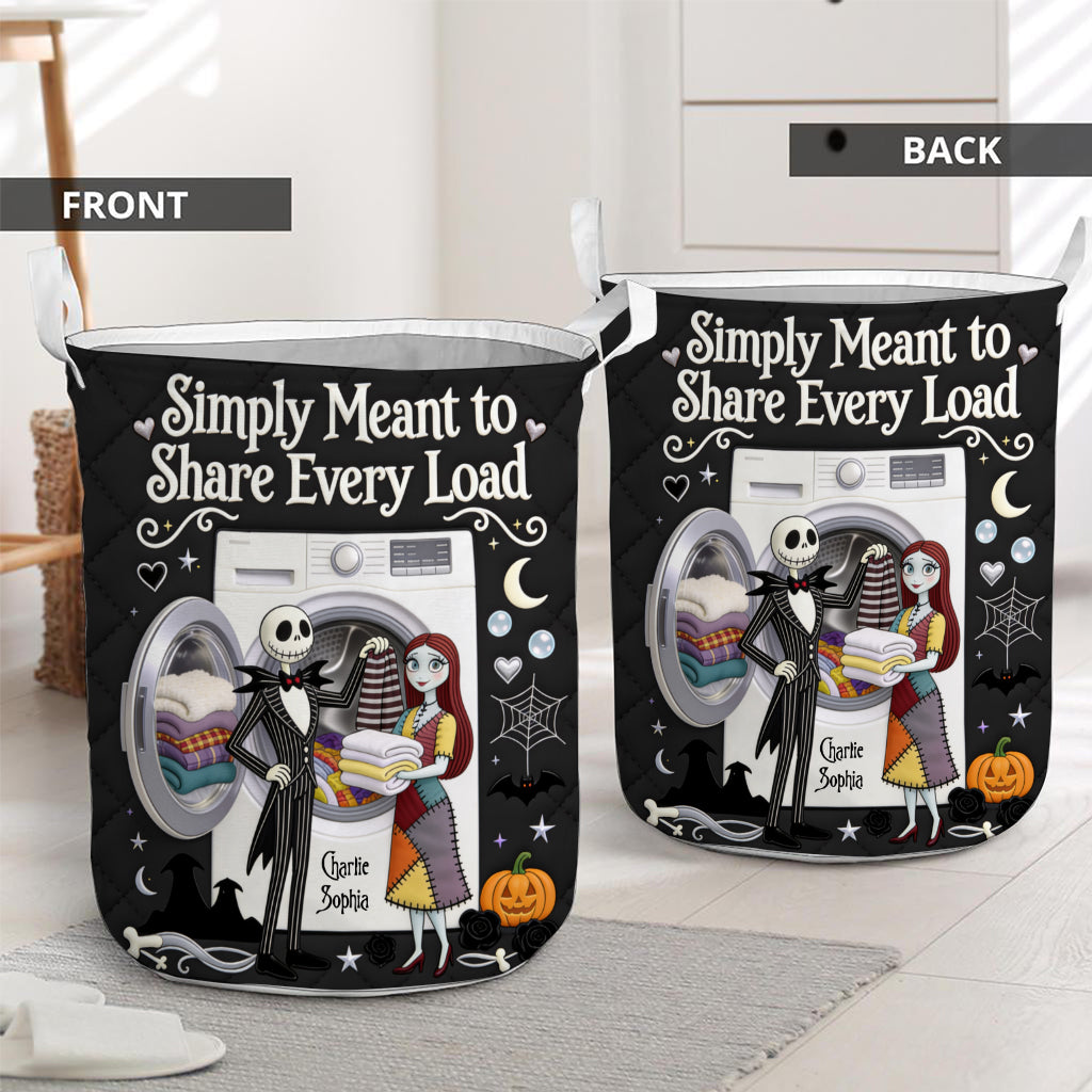 Simply Meant To Share Every Load - Personalized Nightmare Laundry Basket